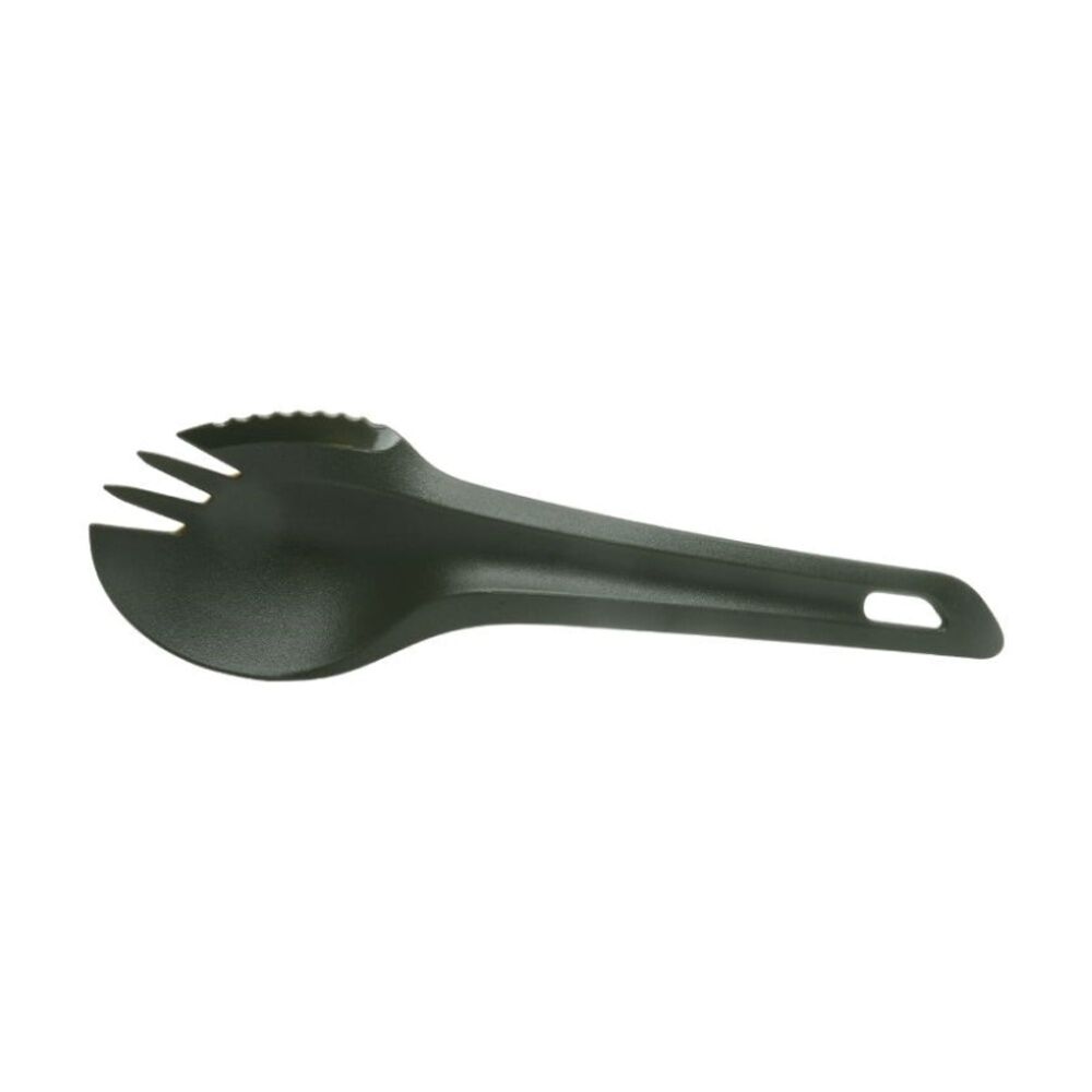 8PK Wildo Spork Single Lightweight PP Plastic Camping Cutlery Utensil Olive