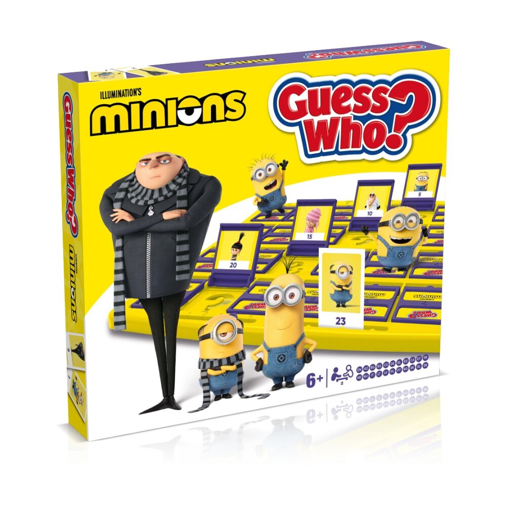 Guess Who Minions Edition Family Guessing Game Fun Ages 3+
