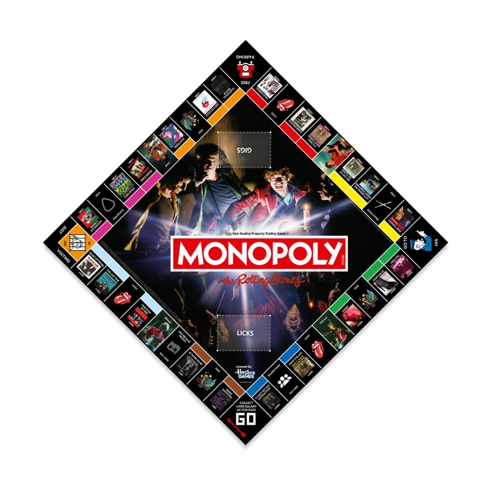 Monopoly The Rolling Stones Collector's Edition Board Game 16y+