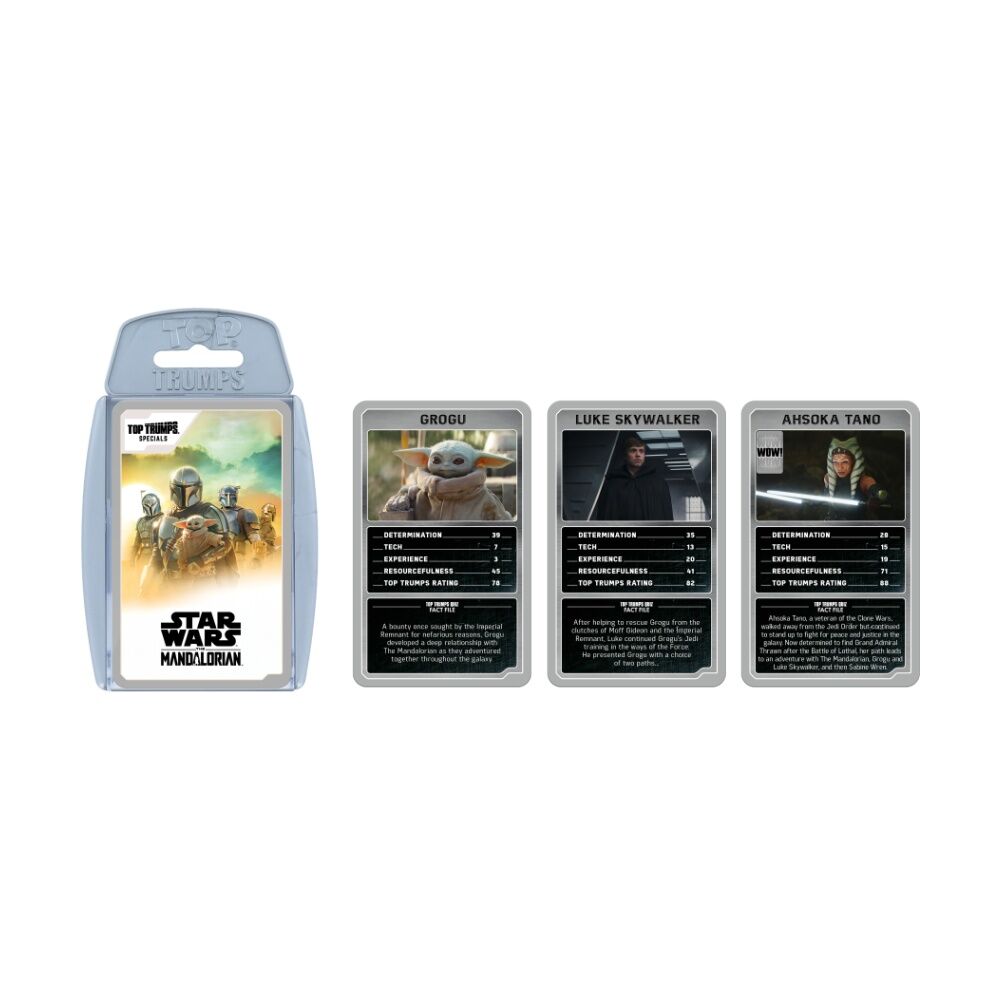 Toy Trumps Mandalorian and Grogu Strategic Comparable Card Game 5y+