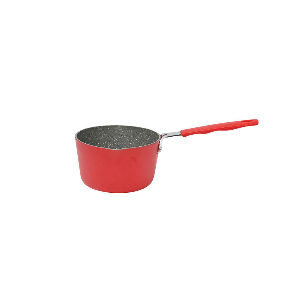 2PK Classica Mini Milk Pot Round Non-Stick Sauce Pan 12 cm Red
