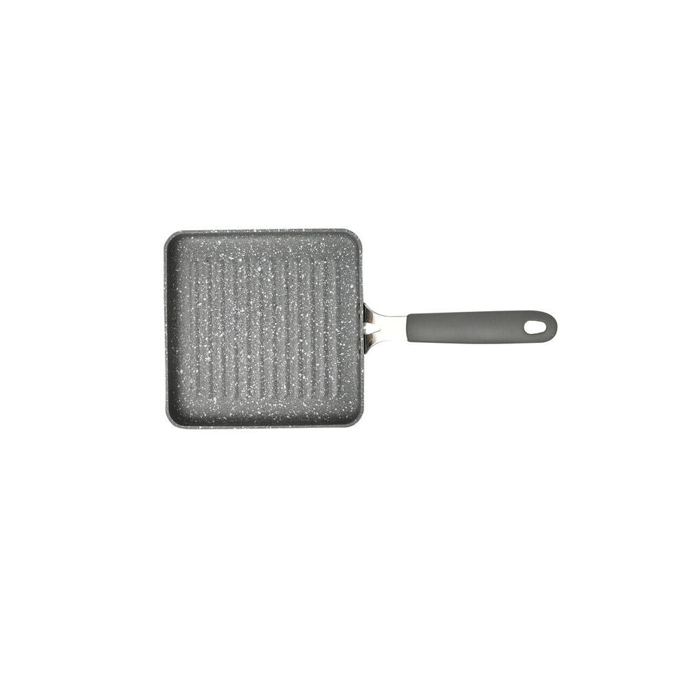 2PK Classica Mini Grill Square Pan Non-Stick 14cm Grey