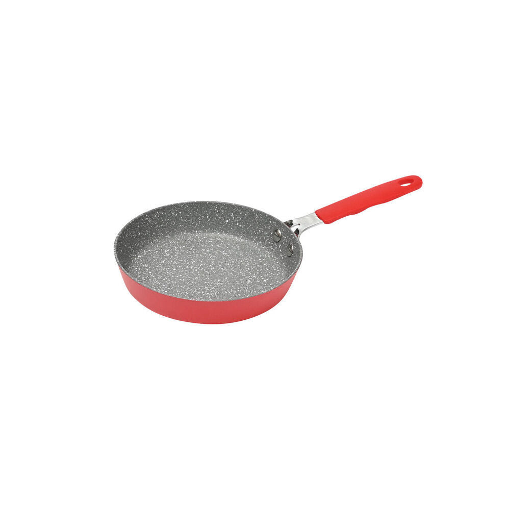 2PK Classica Mini Round Frypan Non-Stick Frypan 16cm Red