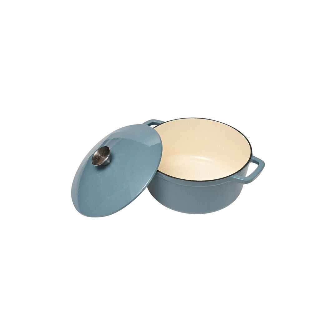 Classica Cast Iron Dutch Oven Kitchen Cooking 26cm Sky Blue