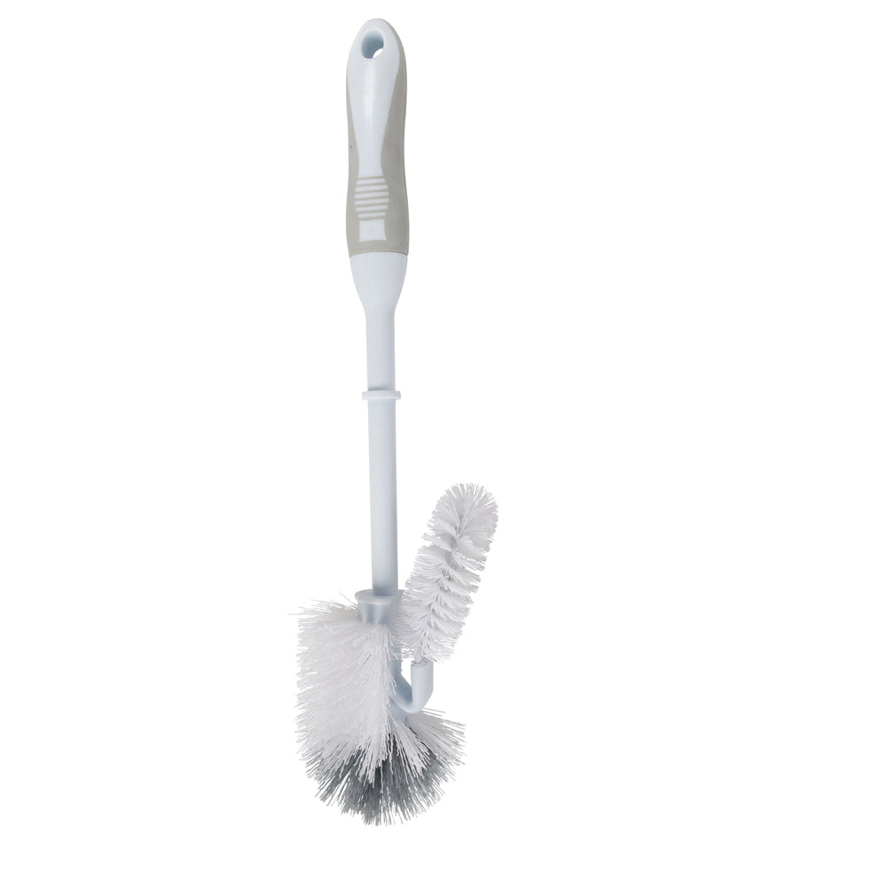 3x 2pc Ultimo Toilet Brush Deluxe Set Premium Cleaning 38x12cm
