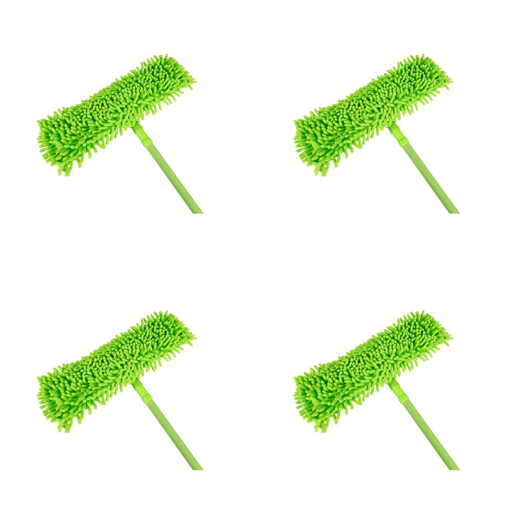 4PK Ultimo Chenille Mop Extendable Green & Grey Assorted 1.5x7cm