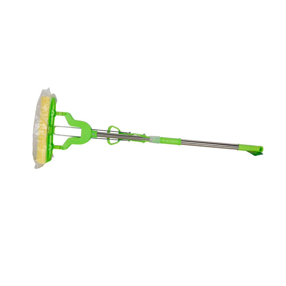 3PK Ultimo Squeeze Sponge Mop Green Heavy Duty Cleaning 100X20cm