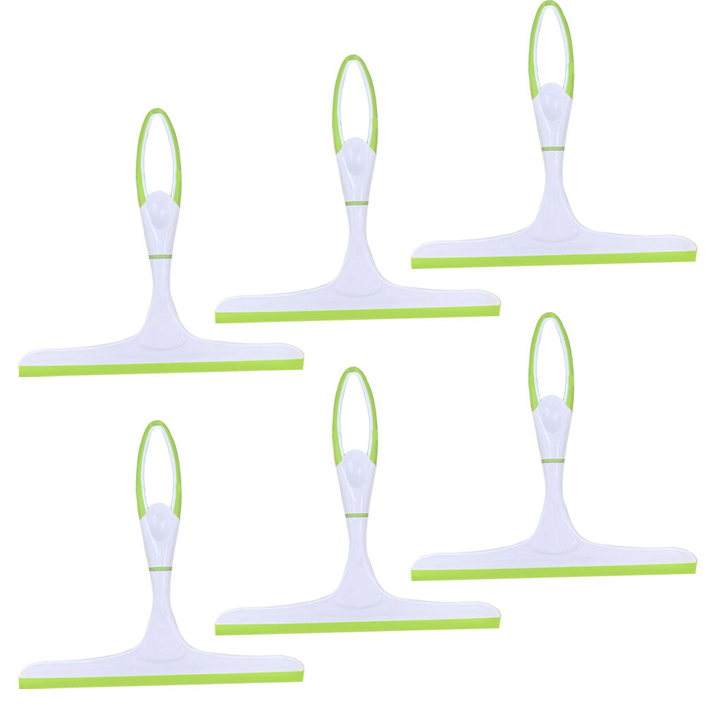 6PK Ultimo Glass Plastic Squeegee Wiper Window Cleaner 25x22cm