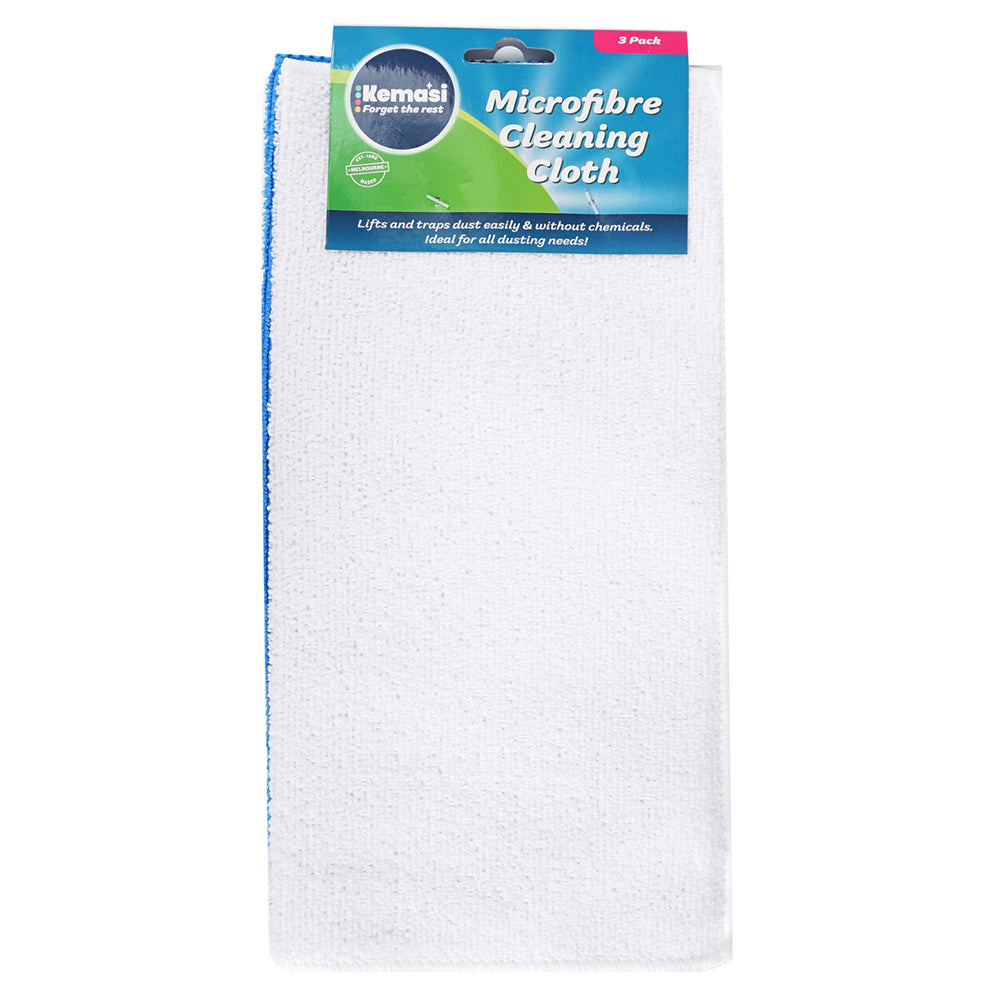6x 3pc kemasi Microfibre Cleaning Cloth Home Cleaning