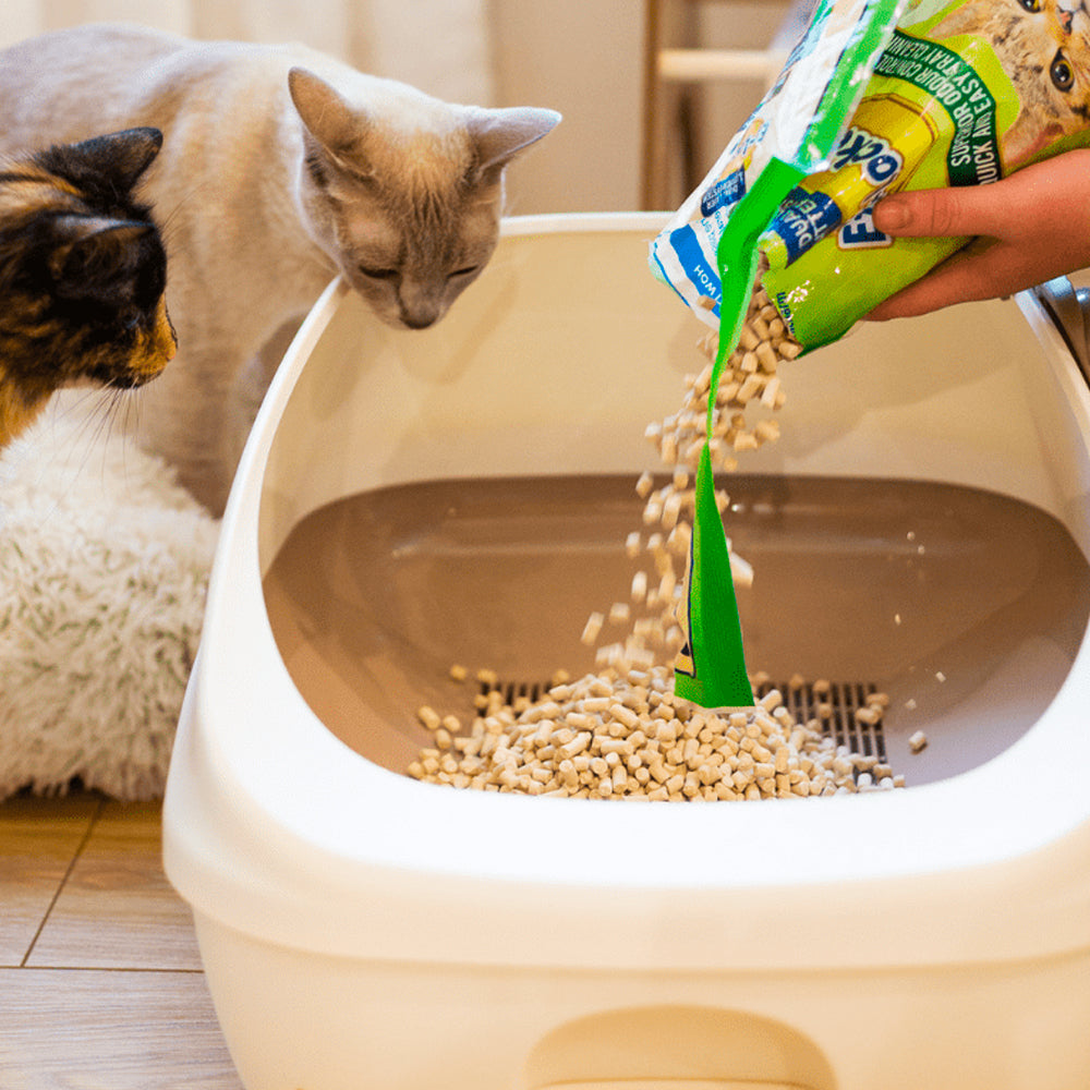 Unicharm Ezi-Lockodour Dual Layer Cat Litter System Starter Kit