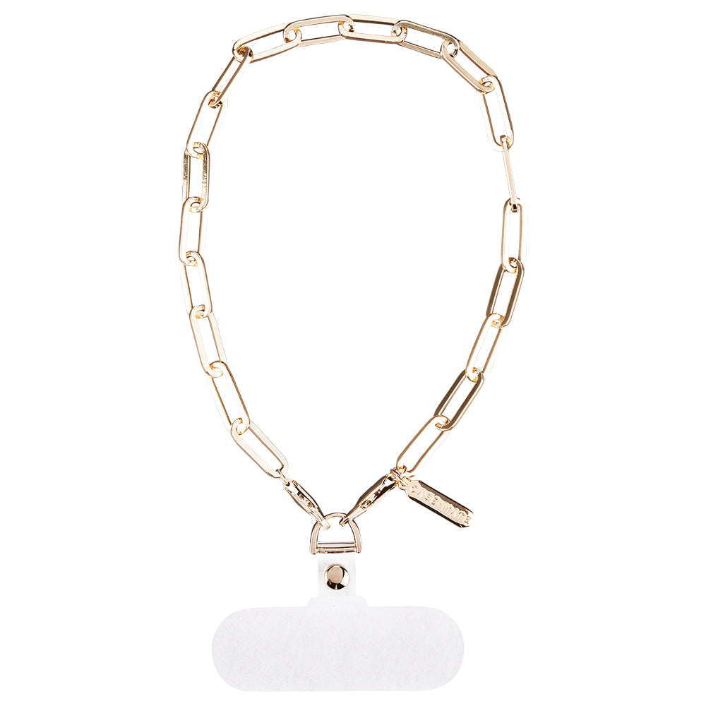 Case-Mate Chunky Chain Wristlet Strap For Mobile Phones - Gold