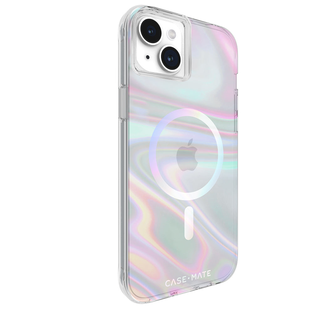Case-Mate Soap Bubble MagSafe Case For Apple iPhone 15 Plus - Iridescent