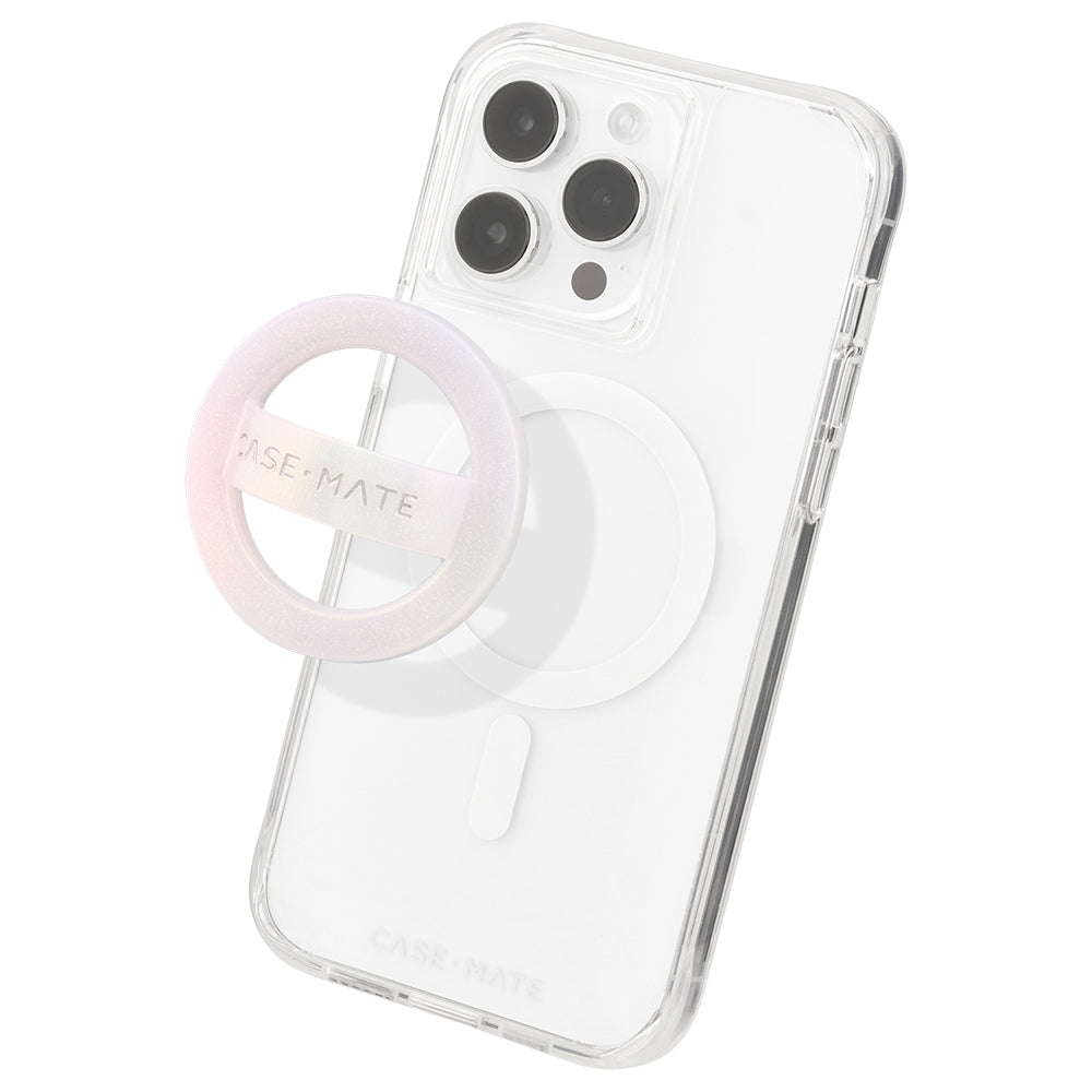 Case-Mate MagSafe Ring Magnetic Loop Grip For iPhone 14 - Soap Bubble