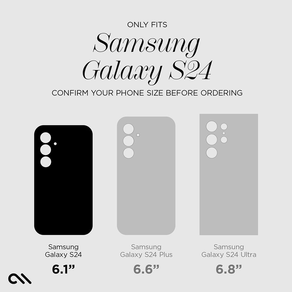 Case-Mate Tough Case Cover For Samsung Galaxy S24 Black