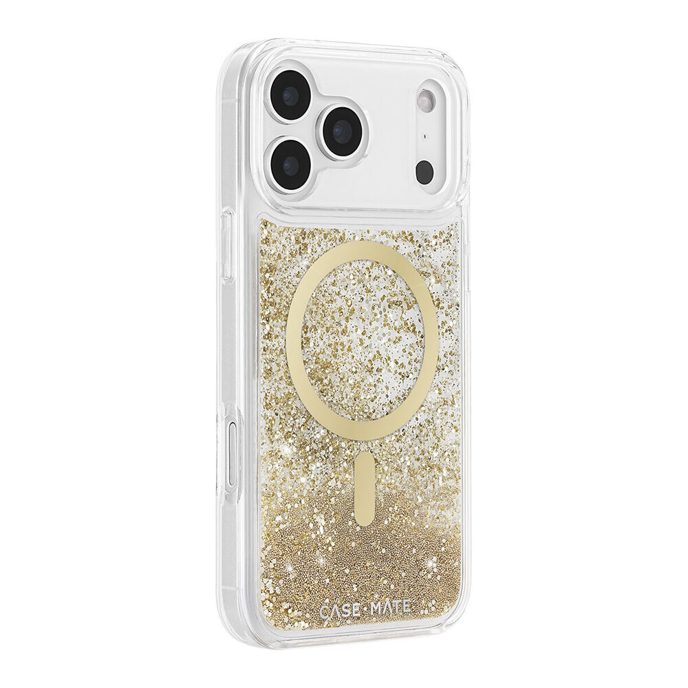 Case-Mate Waterfall MagSafe Phone Case For iPhone 17 Pro Max 6.9in Gold