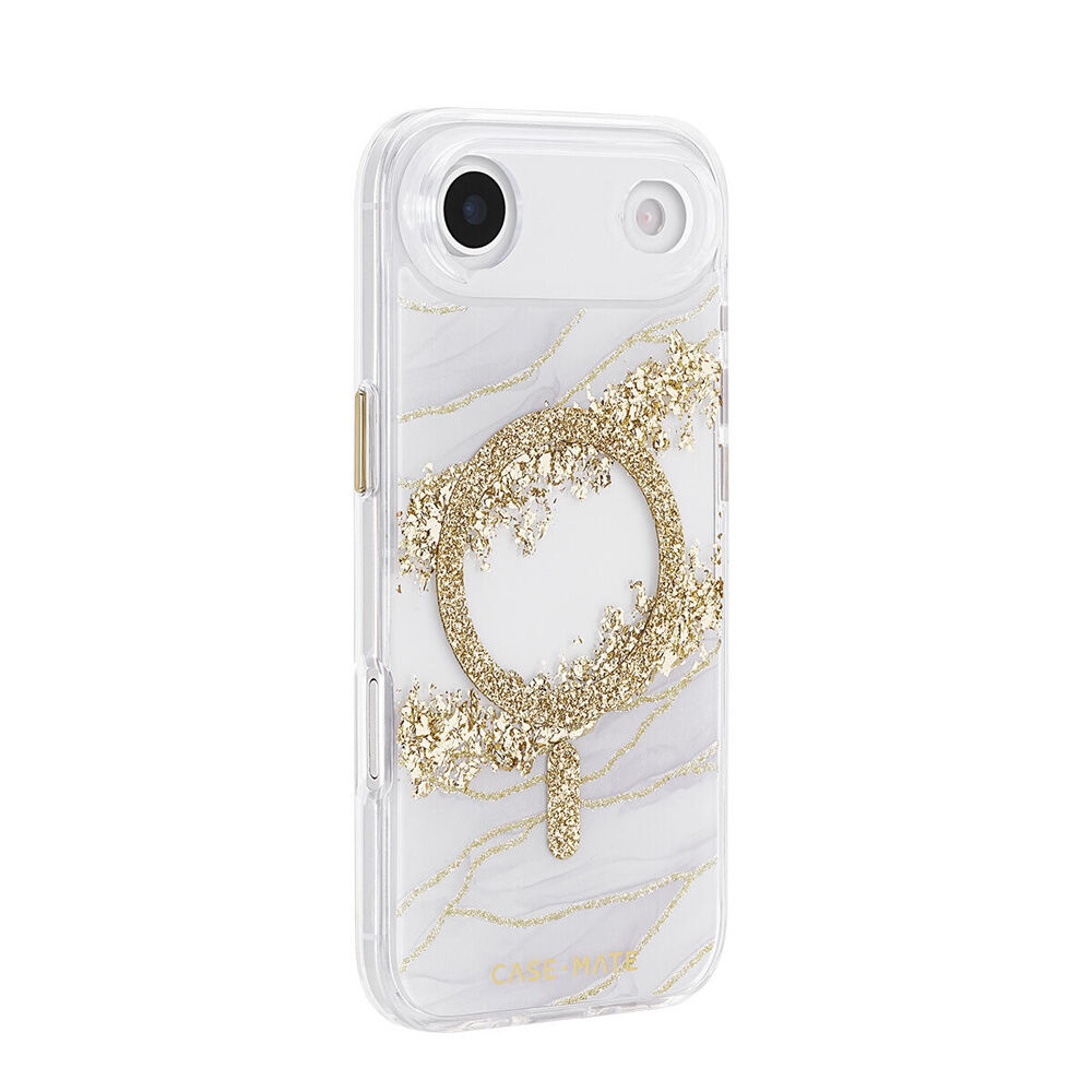 Case-Mate Karat Granite MagSafe Phone Case For iPhone 17 Air 6.5in Gold