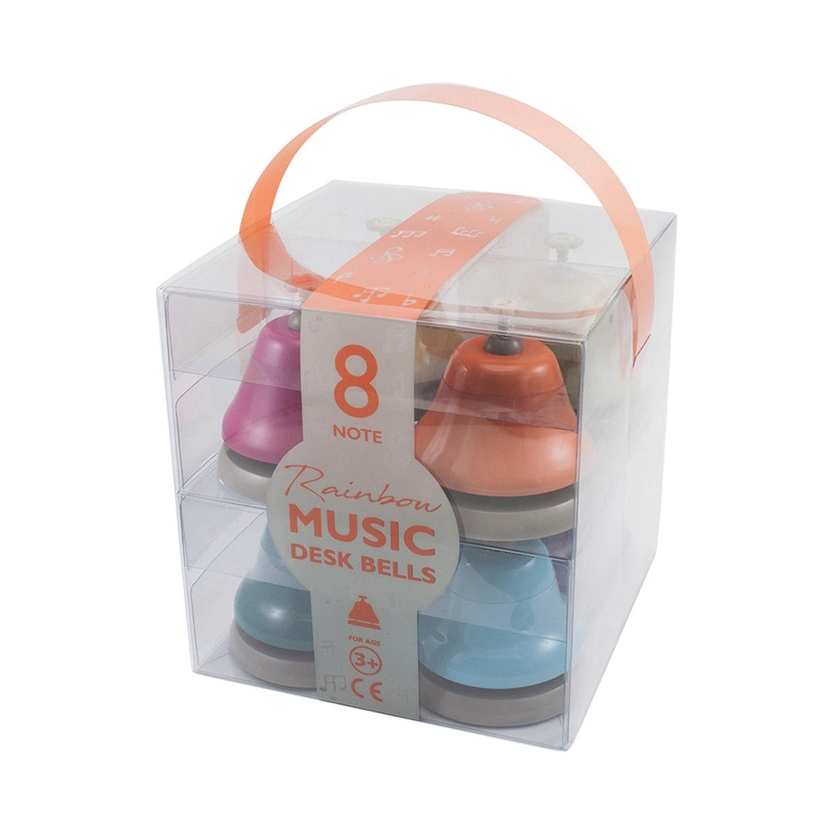 8pc Kidstart Rainbow 8cm Musical Desk Bells Kids Toy Set 3+