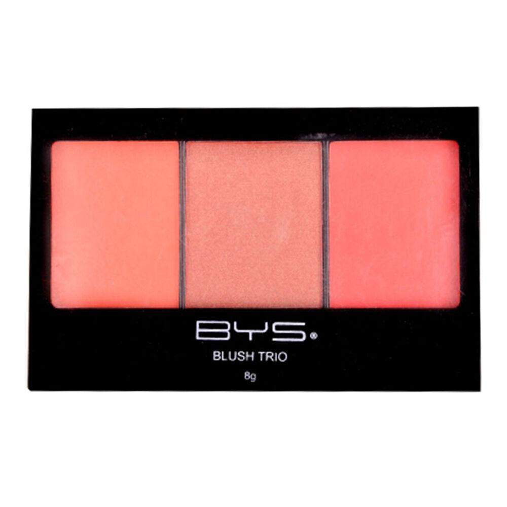 3PK BYS Blush Trio Coral Me In 3 Shades Face Makeup 8g
