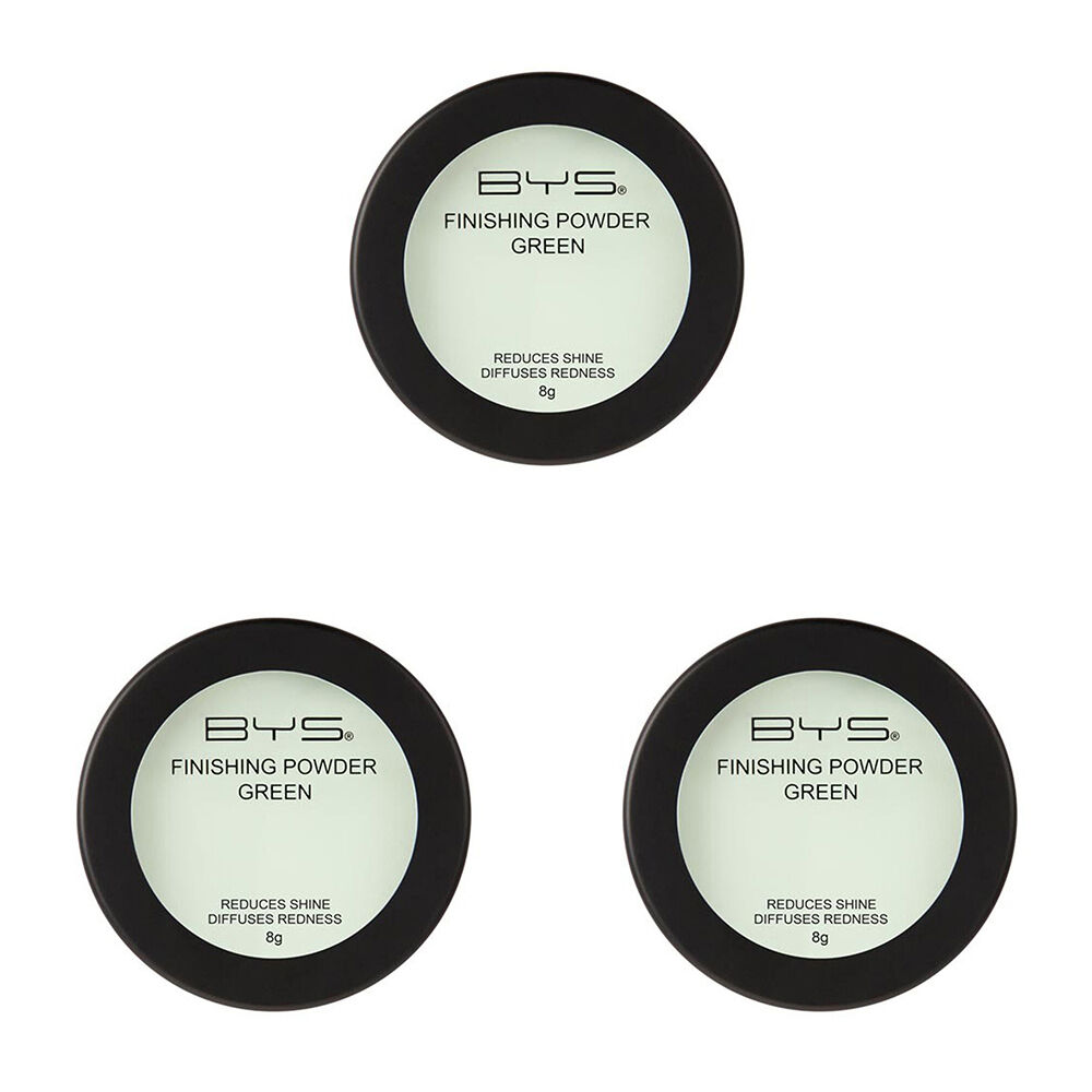 3PK BYS 8g Finishing Powder Translucent Matte Face Makeup - Green