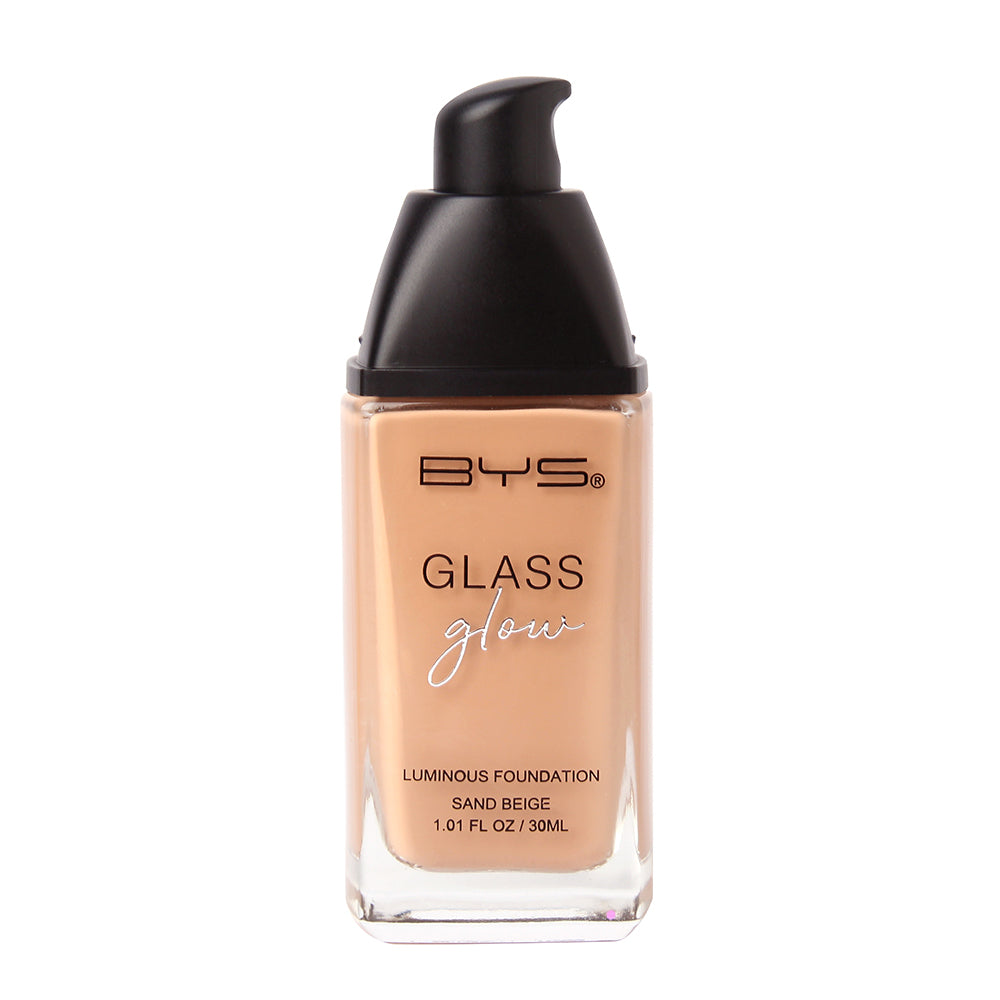 BYS Glass Glow Luminous 30ml Foundation Face Makeup - Sand Beige