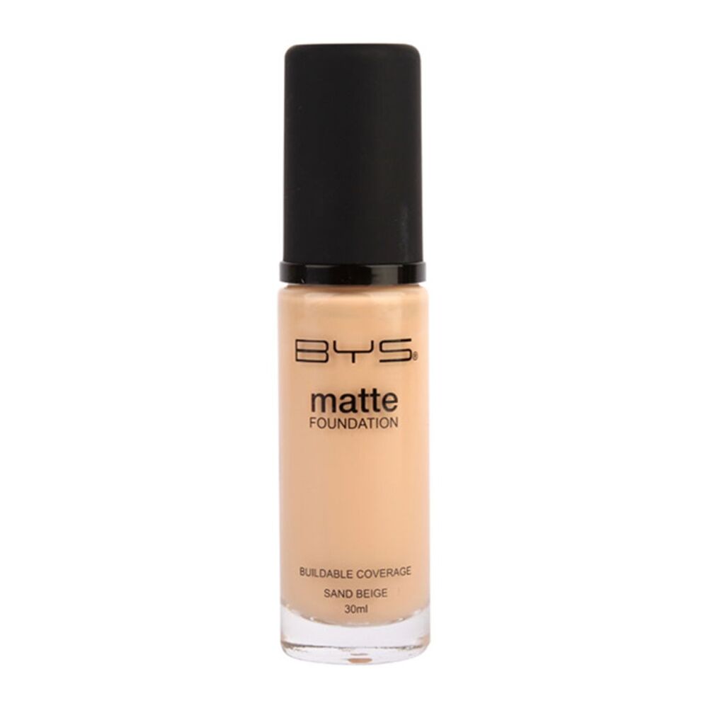 BYS Matte 30ml Liquid Foundation Full Coverage Face Makeup - Natural Beige