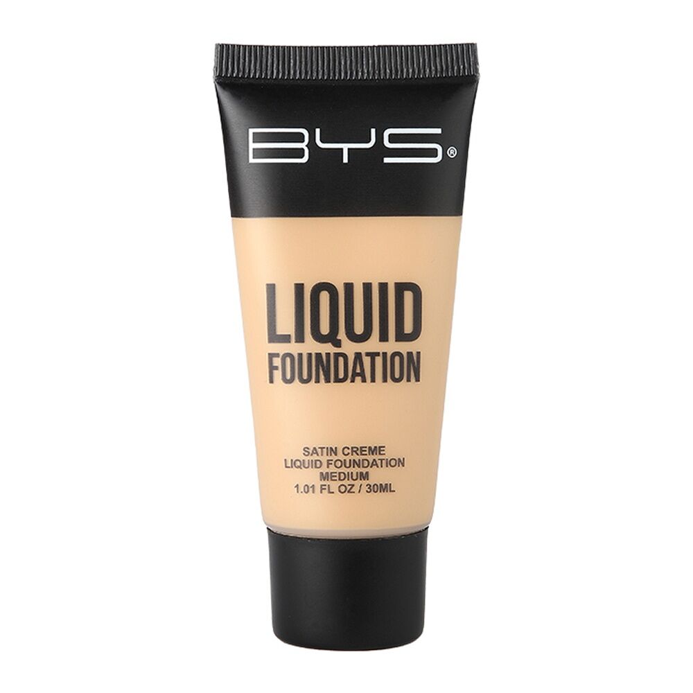 2PK BYS Tube 30ml Liquid Foundation Creamy Blendable Makeup - Medium