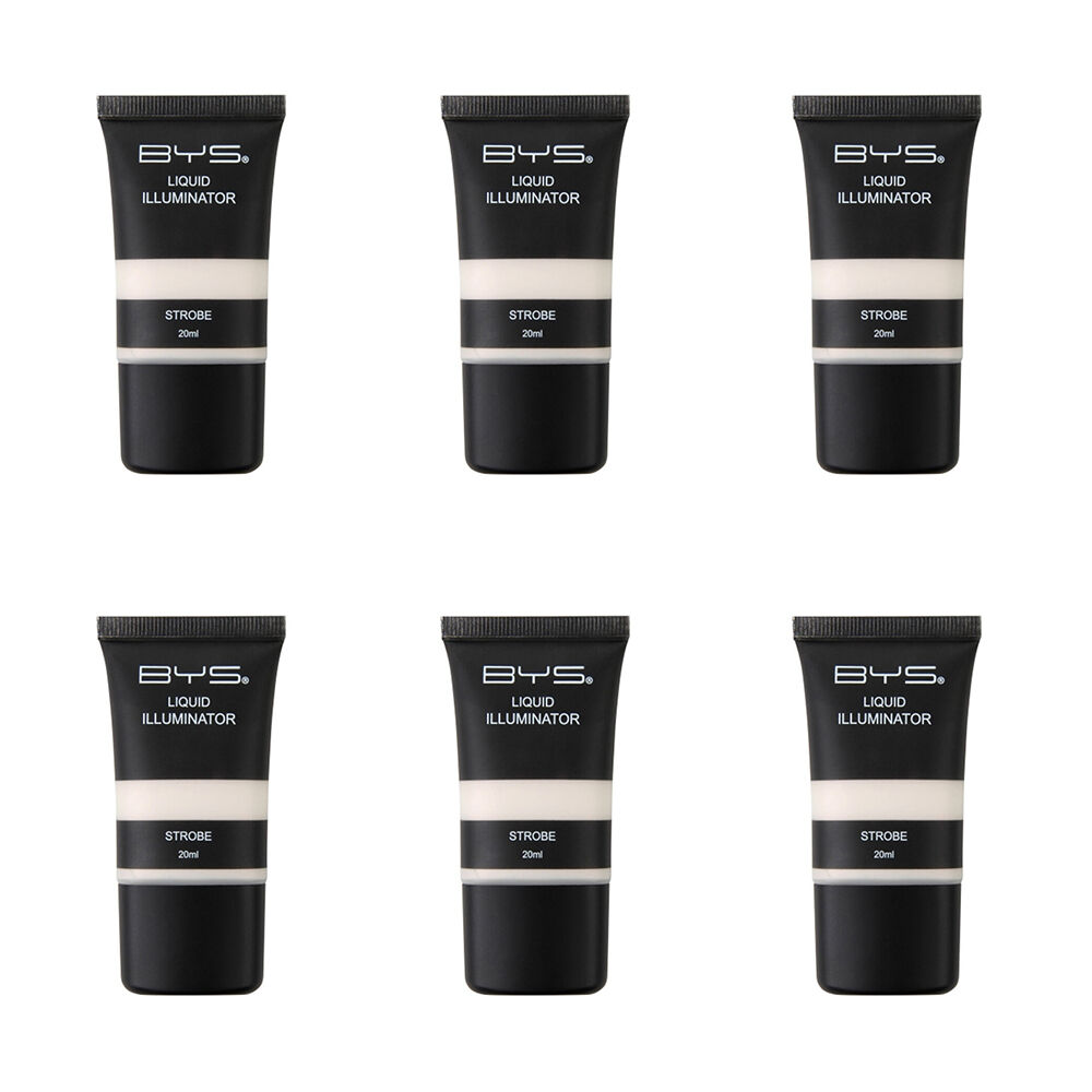 6PK BYS 20ml Liquid Illuminator Glow Face Cosmetic Makeup - Strobe