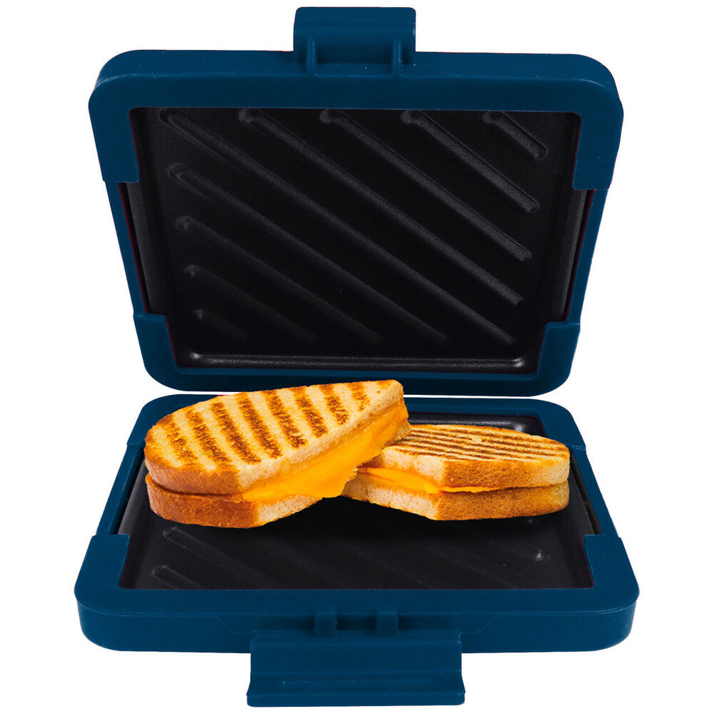 Laser Heatwave Technology Microwave Toastie Maker Non-Stick Dishwasher Safe Blue