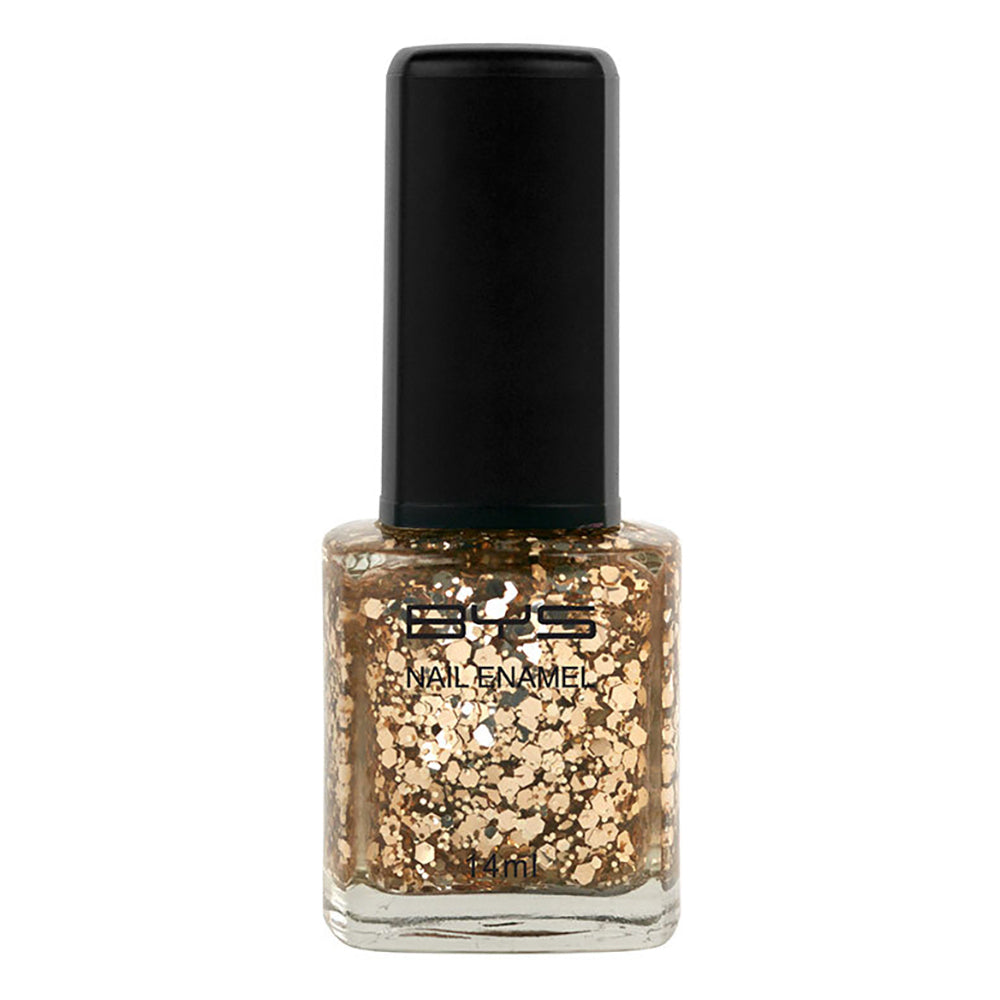2PK BYS 14ml Nail Polish Million Dollar Baby Gold