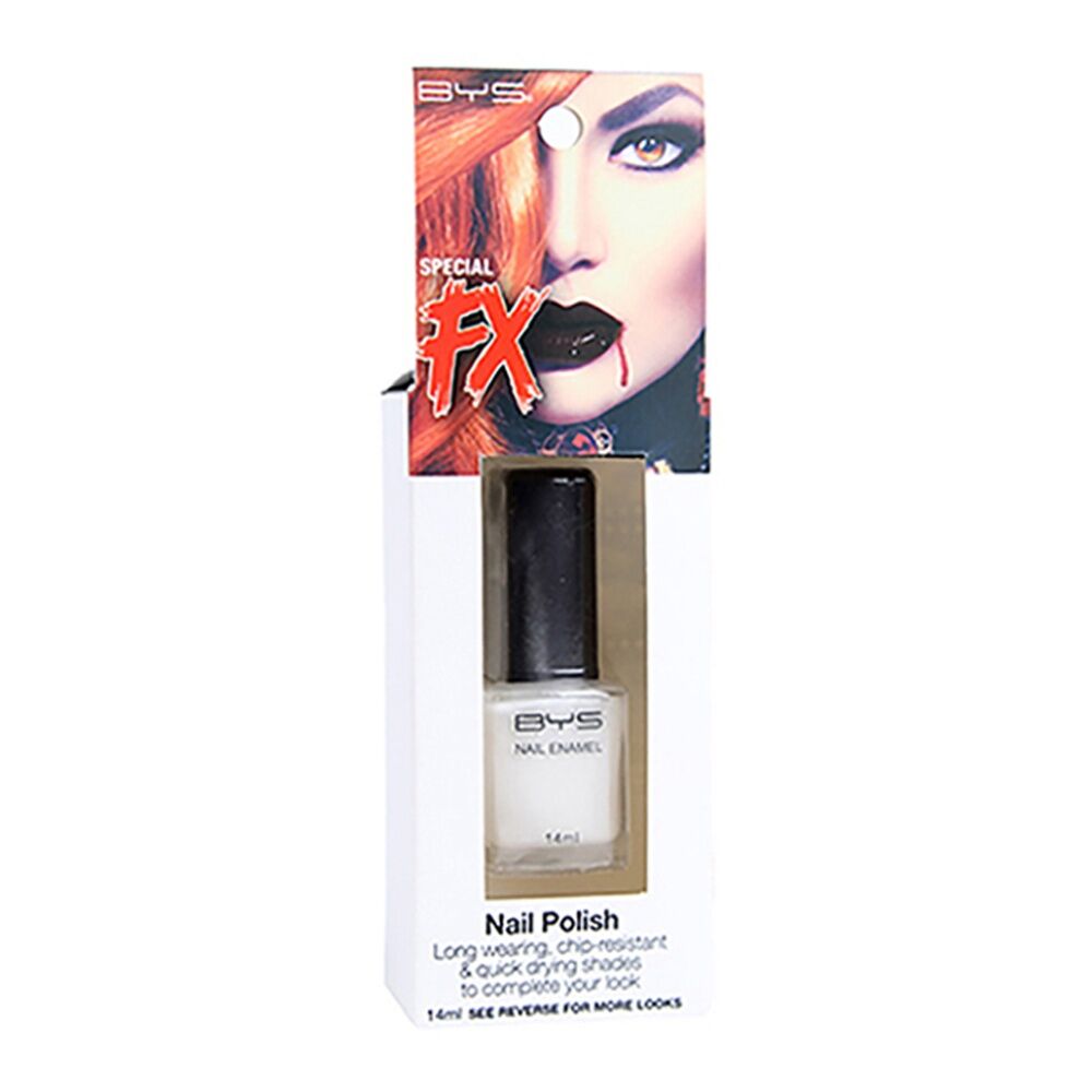 2PK BYS 14ml Nail Polish White