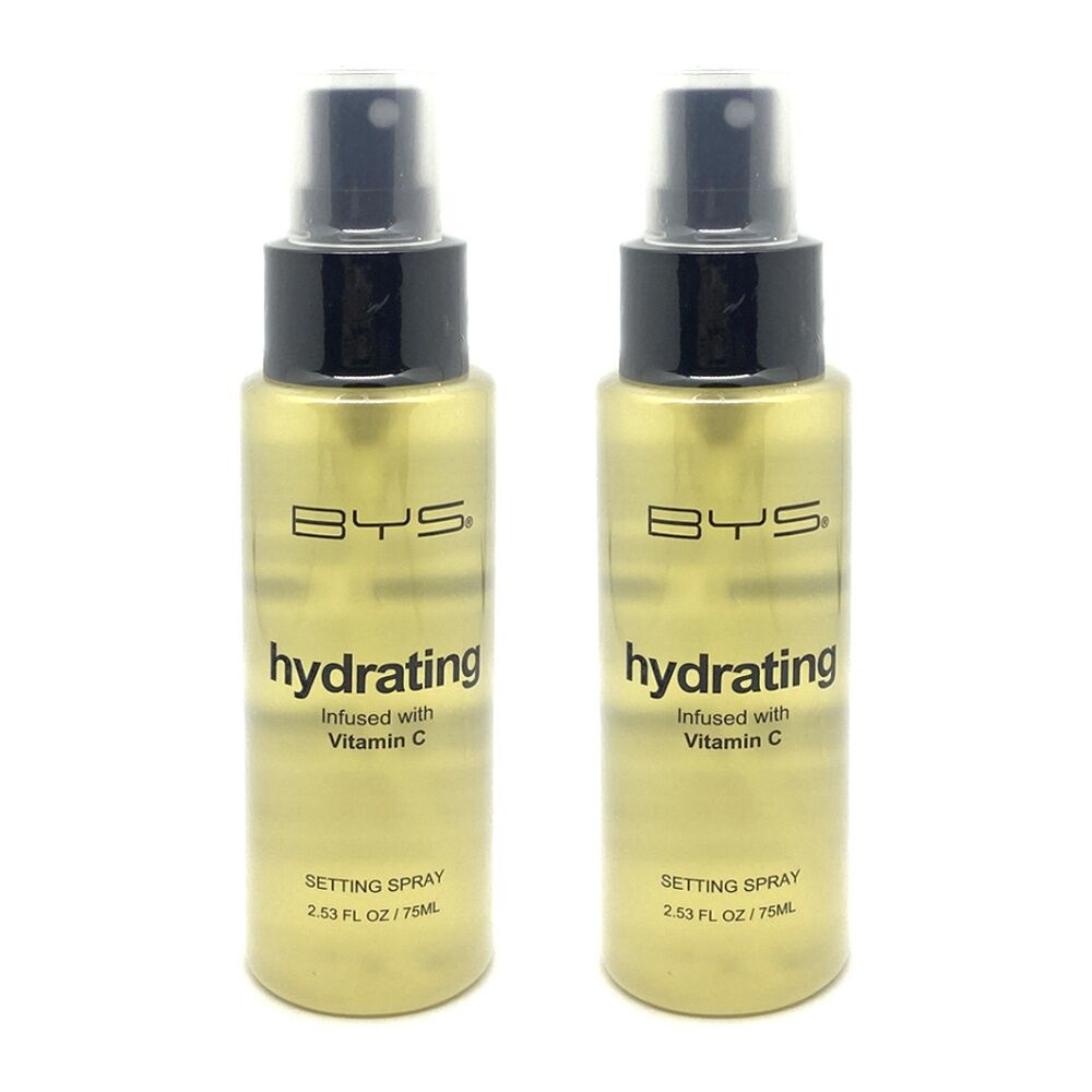 2PK BYS Hydrating Skin/Makeup 75ml Setting Spray w/ Vitamin C