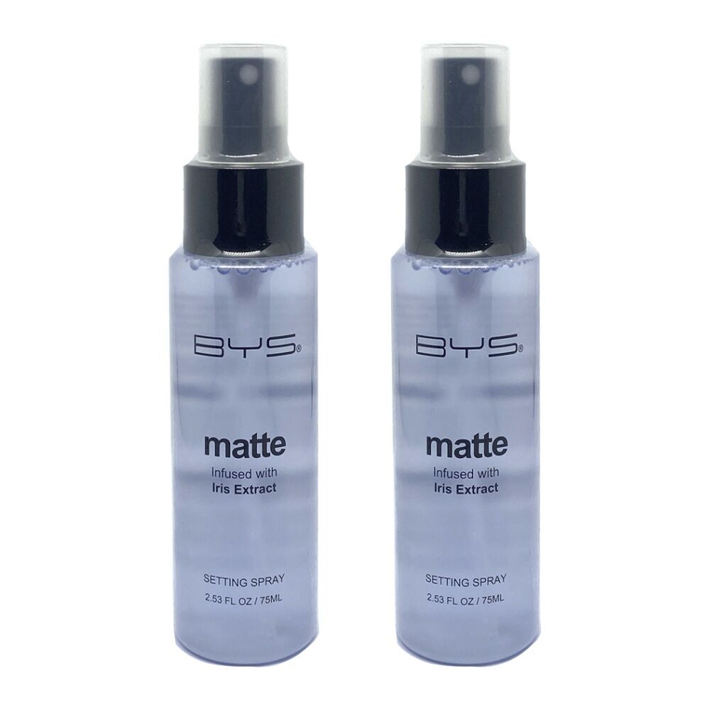 2PK BYS Matte Skin/Makeup 75ml Setting Spray w/ Iris Extract
