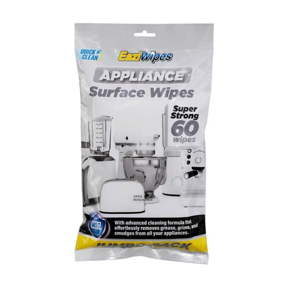 24x 60PK EaziWipes Appliance Surface Cleaning Wipes Grease Grime Removal