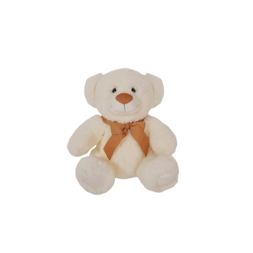 Huxford Grove Shorn Oscar Teddy Bear Kids Soft Toy 30cm - Off White