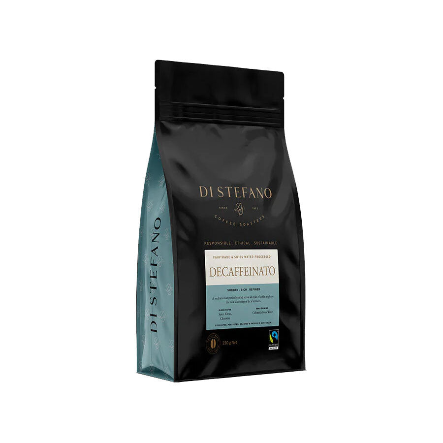 2PK Di Stefano Decaf Coffee Beans Decaffeinato 250g