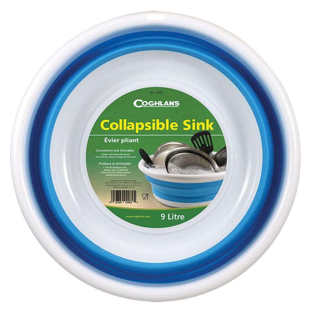 Coghlans 37.5cm 9L Collapsible Sink