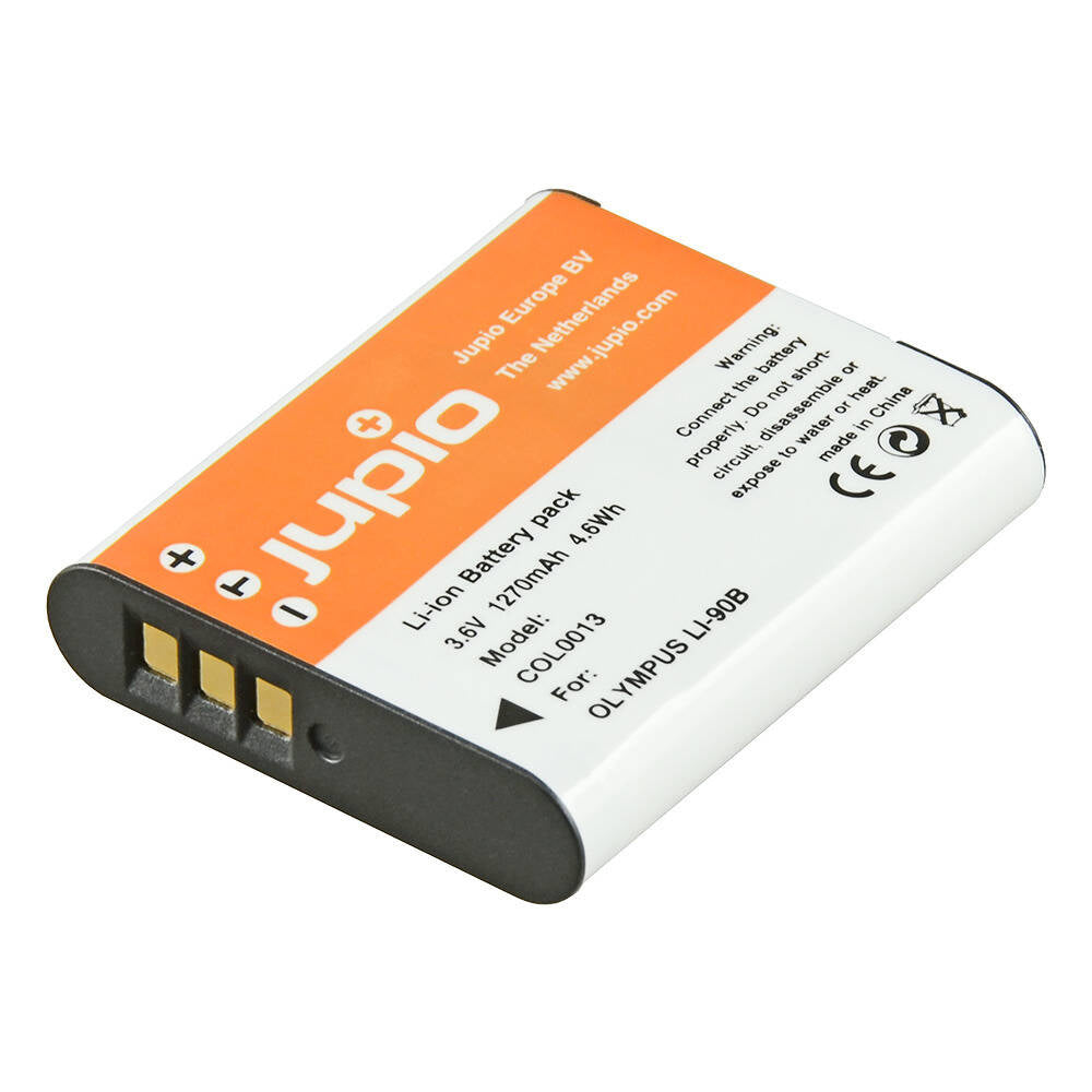 2PK Jupio Li-Ion 3.6V 1270mAh Rechargeable Battery For Olympus Li-90B/Li-92B Camera