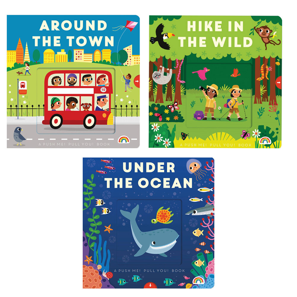 3 Book Set - Really Decent Books Push Me, Pull You 1y+ Kids's Activity Books