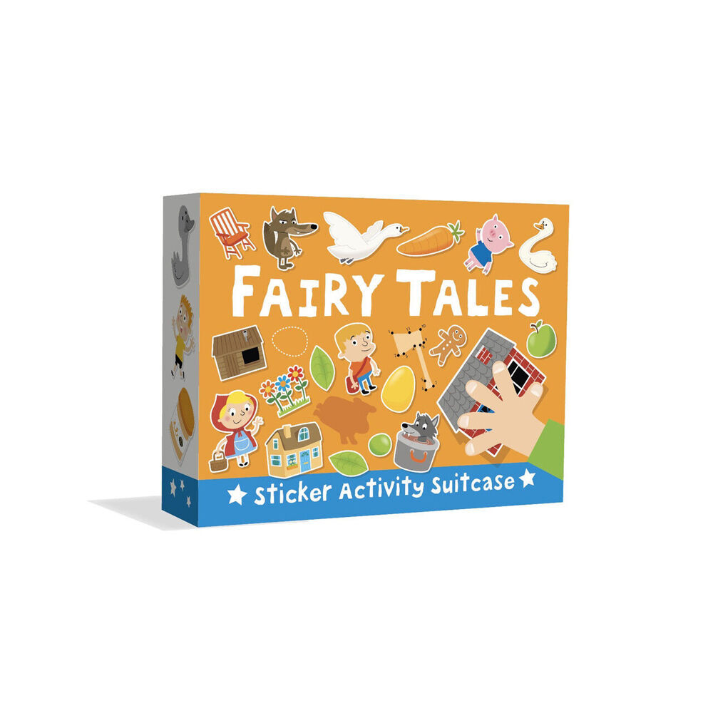 4 Pack - Really Decent Books Sticker Activity Suitcase 3y+ Fun Book For Kids