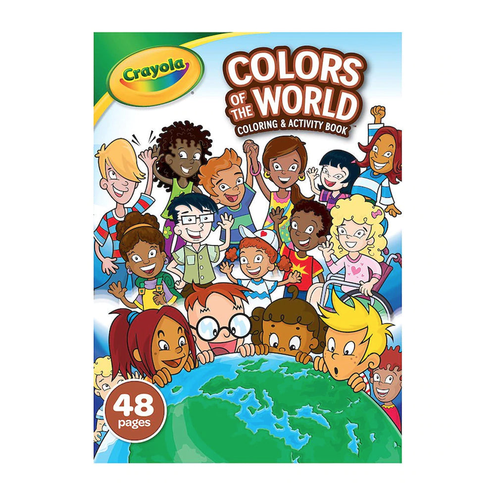 6PK Crayola 48 Pages Colouring Book - Colours Of The World 3+