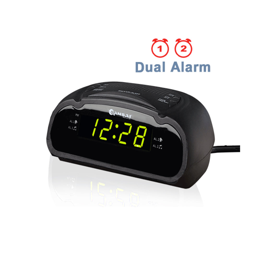 Sansai AM/FM Alarm Clock Radio