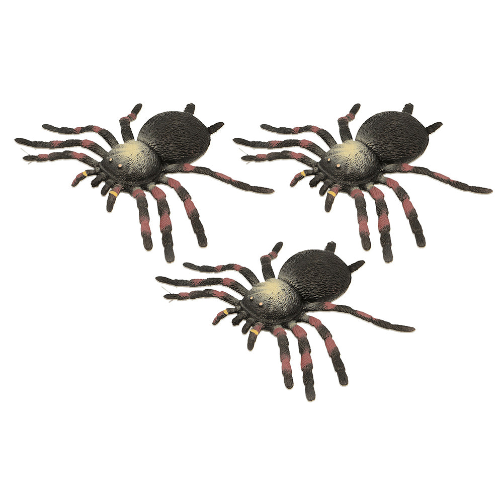 3PK Fumfings Animal Stretchy Beanie 19cm Tarantula