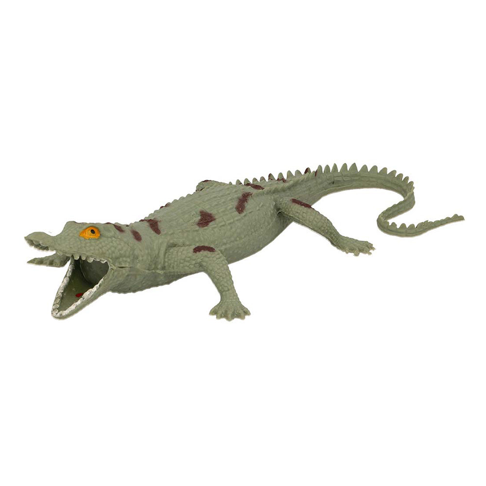 3PK Fumfings Animal Stretchy Beanie 24cm Crocodile - Green