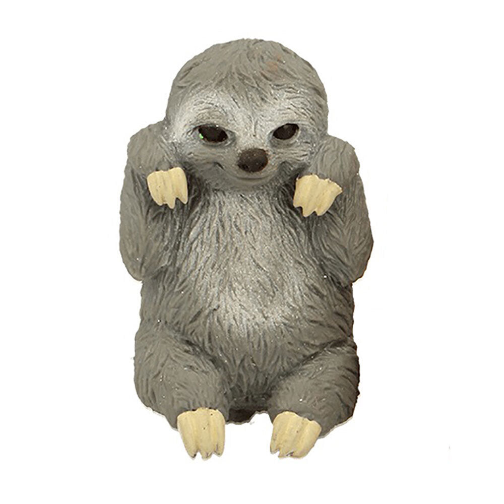 2PK Fumfings Novelty Cute Beanie Sloth 8cm