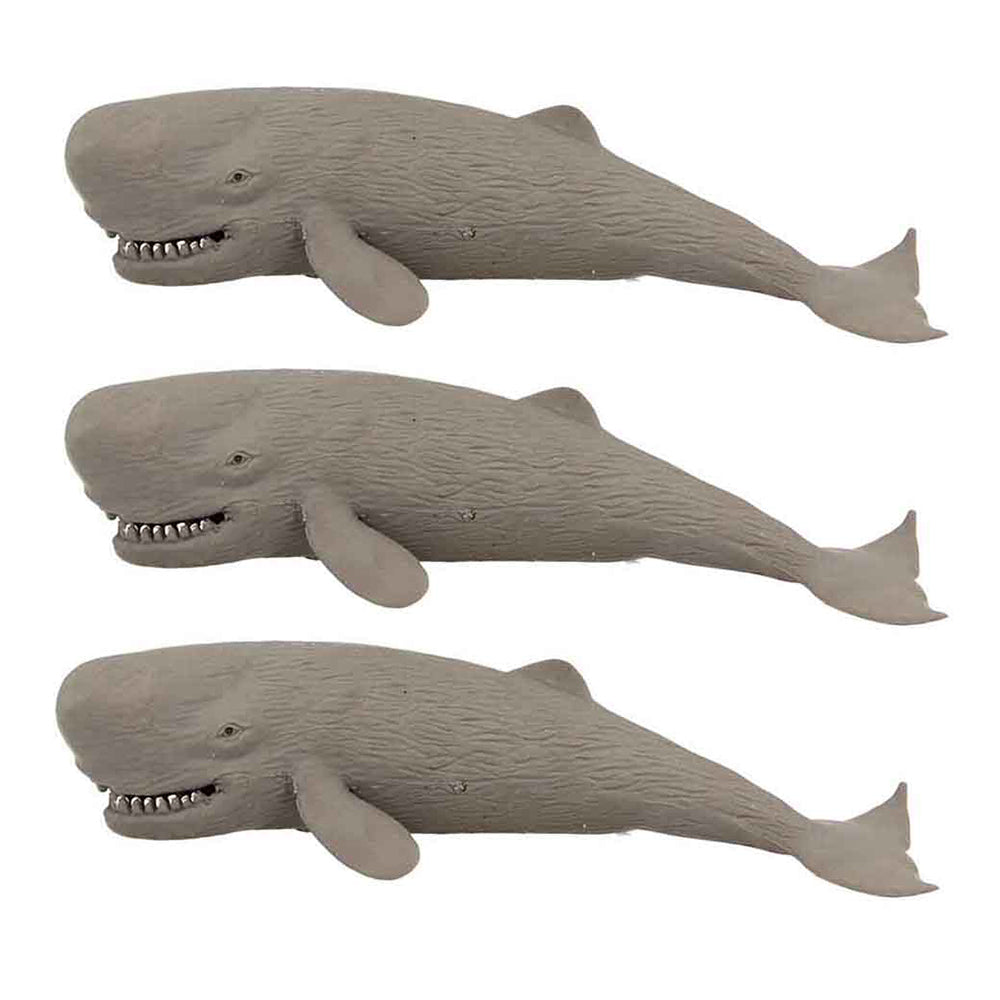 3PK Fumfings Animal Stretchy Beanie 17cm Sperm Whale