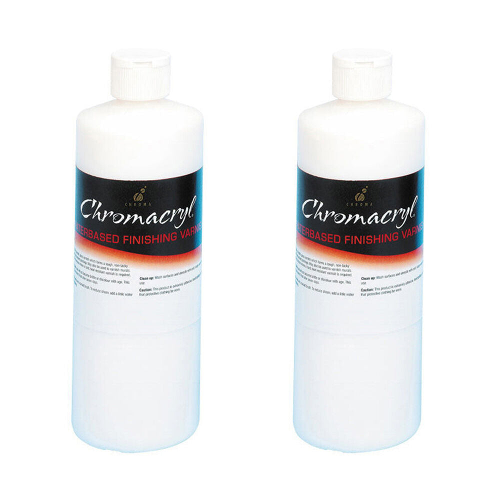 2PK Chromacryl Water-Based Finishing Protective Final Liquid Varnish 500ml