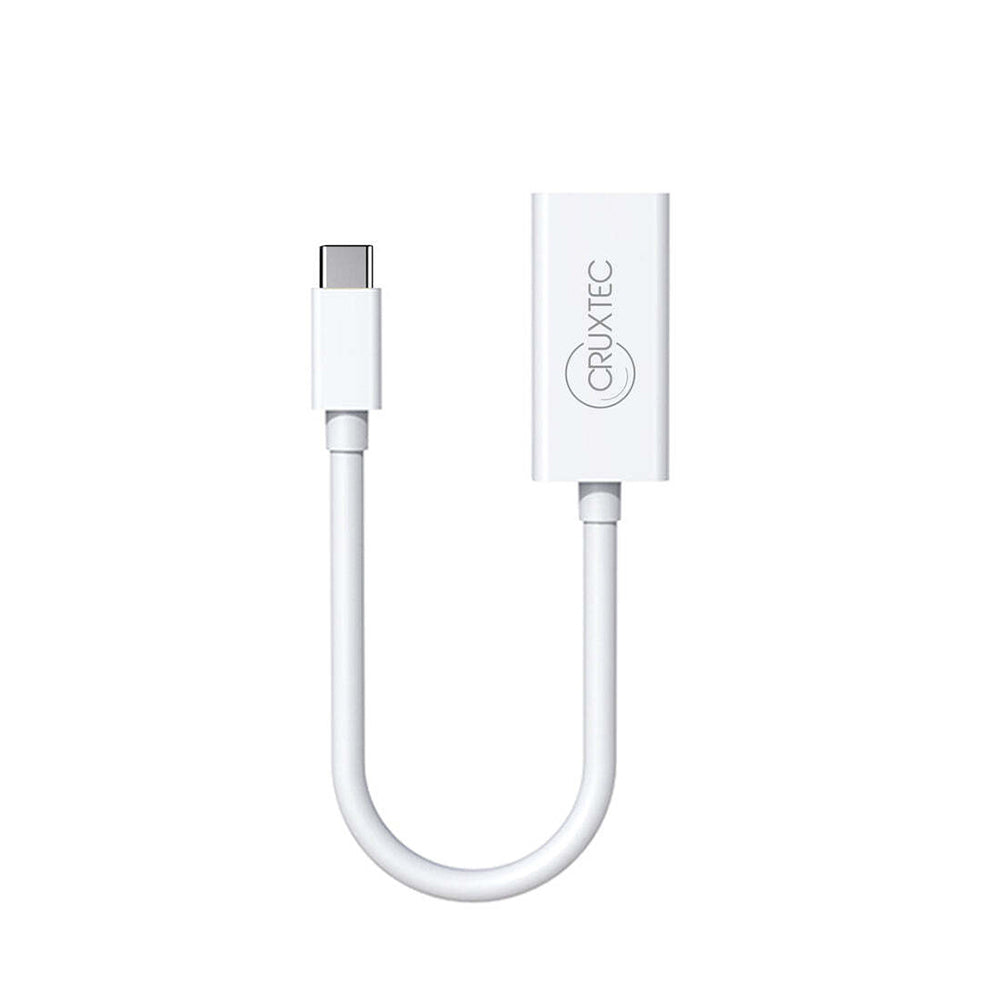 Cruxtec USB Type-C to DisplayPort Cable Adapter 20cm - White