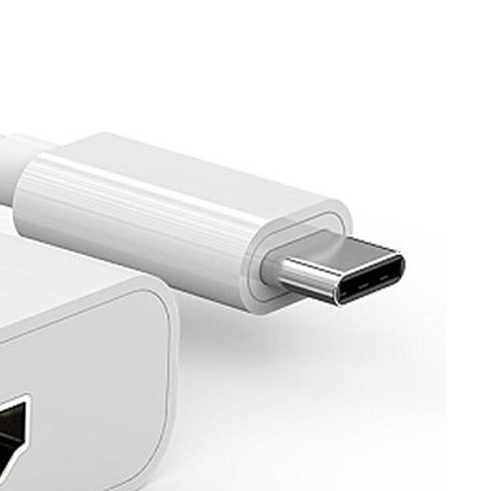 Cruxtec Type-C to HDMI 4K Adapter - White