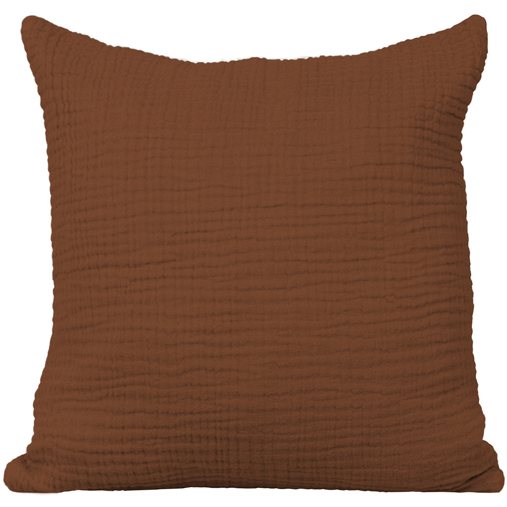 Algodon Capri 45x45cm Cotton Home Decor Cushion Rust Home Decor