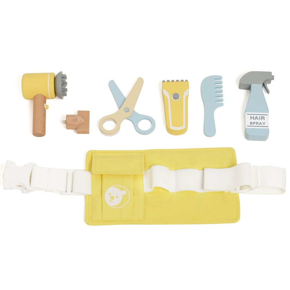 8pc Classic World Children's Wooden Modern Hairdresser Playset 3Y+